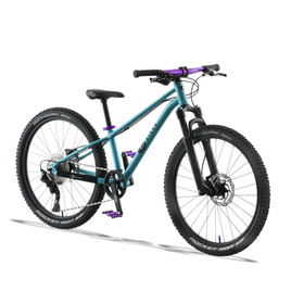 KUbikes bicicletă ușoară pentru copii 24S DISC Turcoaz și violet