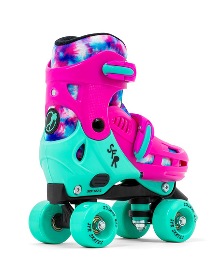Patine Quad pentru copii reglabile SFR Hurricane IV Tie-Dye