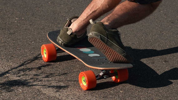 Orangatang Bee's Longboard Knees Roți albastru 90mm 77A
