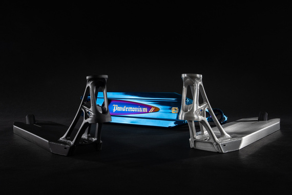 Platformă pentru Ethic Pro Scooter Deck Pandemonium V2 460 mm Raw