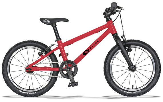 Superlekki rower dla dzieci KUbikes 16L Czerwony