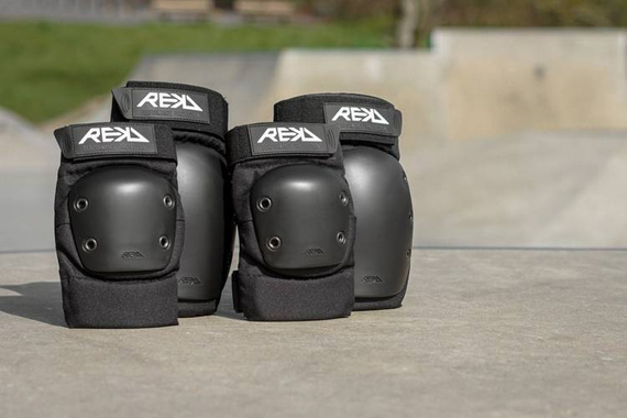 REKD Ramp Set de protecții pentru tampoane duble Negru L