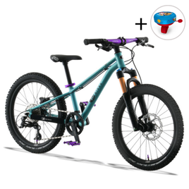 Superlekki rower dla dzieci KUbikes 20S DISC Czarno-Niebieski