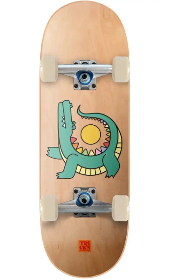 Skateboard pentru copii Tricks MINI Crocodile 7.87"