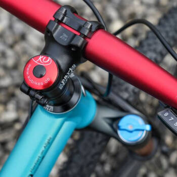 KUbikes 20S DISC Turcoaz și curcubeu Bicicletă superușoară pentru copii