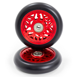 Roată de scuter SLAMM Cryptic Hollow Core Red 110mm