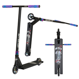 Story High Roller Street stunt scuter Negru și curcubeu 87 cm