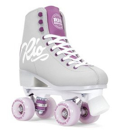 RIO ROLLER SCRIPT QUAD SKATES Patine cu rotile gri
