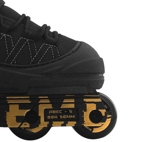 Patine Story Inline Aggressive Negru și auriu
