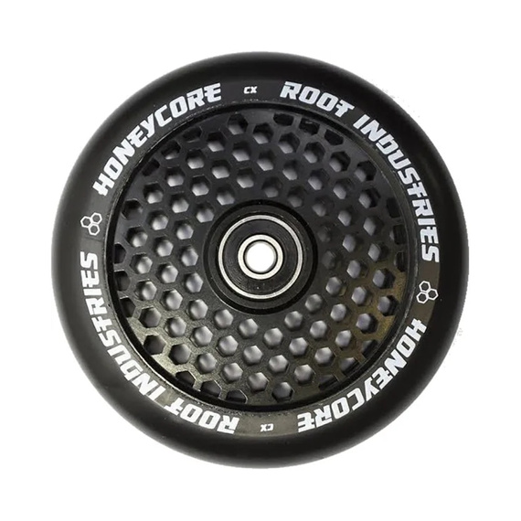 Root Industries Honeycore Black Pro Scooter Wheels 2-Pack Black 120 mm (2 buc).)