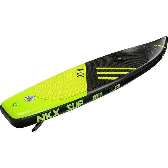 SUP placă gonflabilă de turism NKX Flash negru și var 12'6