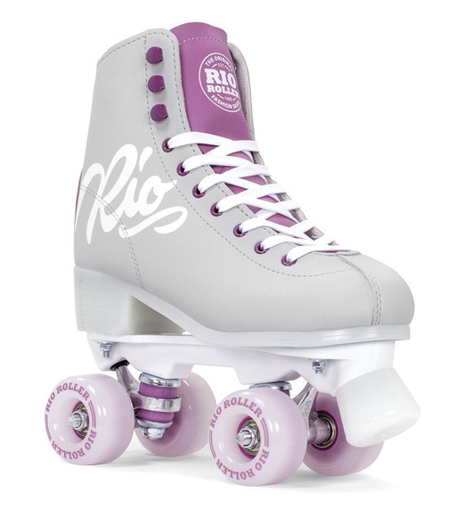 RIO ROLLER SCRIPT QUAD SKATES Patine cu rotile gri