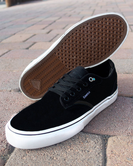 EMERICA Dickson Pantofi negru/alb/galben