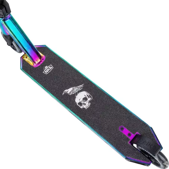 Stunt scuter ușor din aluminiu pentru călăreți tineri NKD Next Generation Rainbow Stunt wys. 79,4 cm