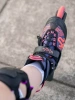 Patine cu rotile reglabile K2 Marlee pentru copii Black-Purple-Coral