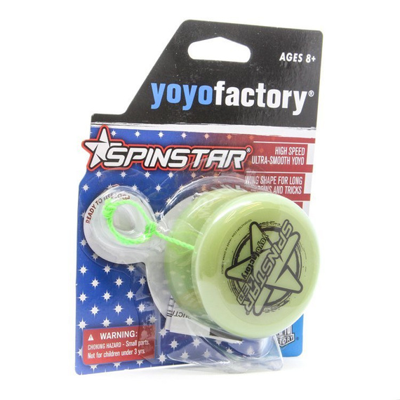 YoYoFactory Spinstar GLOW Fluorescent Light-up Yoyo