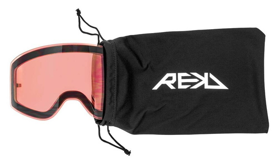 REKD Rocker MagLock Snow Goggles Kit White/Mirror M/L snowboard și ochelari de schi
