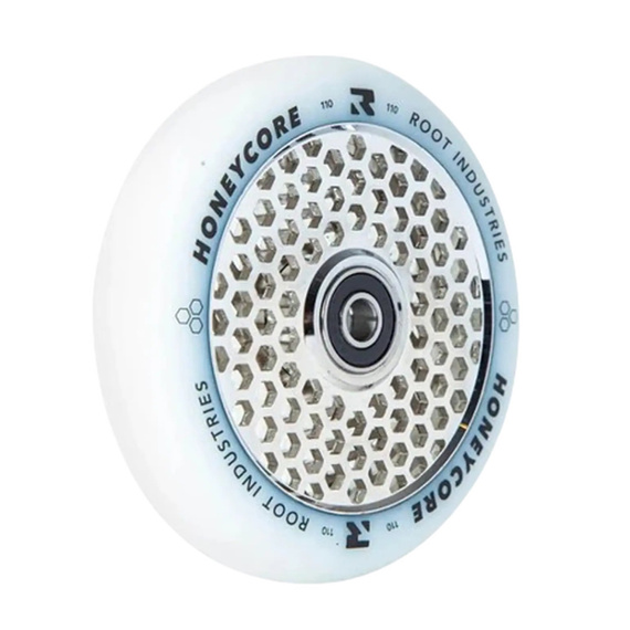 Root Industries Honeycore White Pro Scooter Wheels 2-Pack Mirror 110 mm (2 buc.)