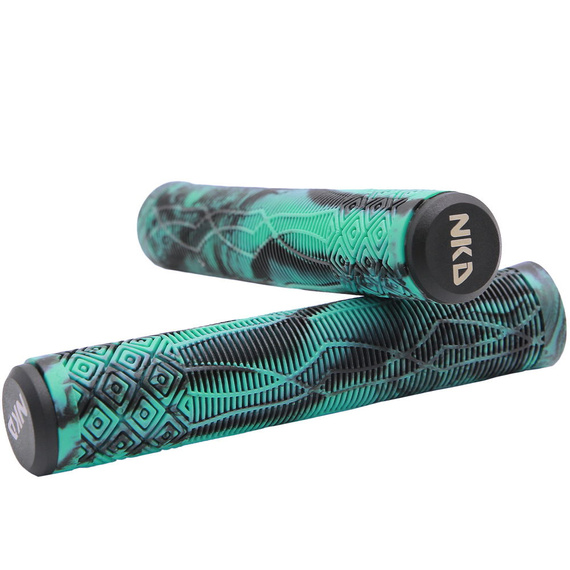 NKD GOAT Stunt Scooter Grips negru / albastru 163 mm