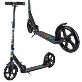 Scuter de transport cu roți mari Story Urban GO! Neo negru