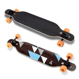 Longboard Drop-thru simetric principal Geometrix albastru 105 cm