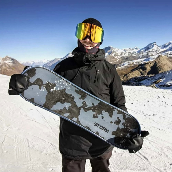Story Snowskate Camo 89 cm skateboard de zăpadă