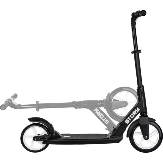 Scuter de transport cu suspensie Story Metro Black