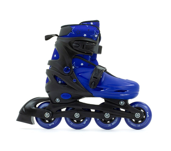 Patine inline pentru copii SFR Plasma reglabile Negru/Albastru