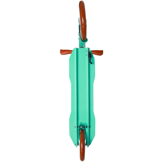 Transport urban Scooter cu suspensie frontală Story Retro Ride Mint și alb 