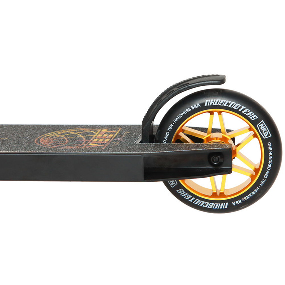 NKD YEET Stunt Scooter negru și auriu wys. 85 cm