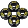 NKX Candy Series Toxic negru și galben 53mm 99A roți de skateboard