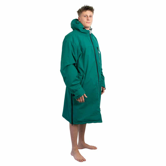 Poncho Poncho Jacket Story Change Robe Sea Green