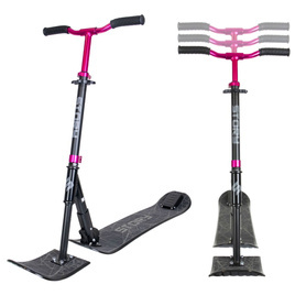 Story Deluxe Snow Scooter alb-roz 83-94 cm