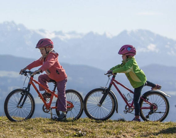 KUbikes 16S Turquoise Roșu Bicicletă superușoară pentru copii