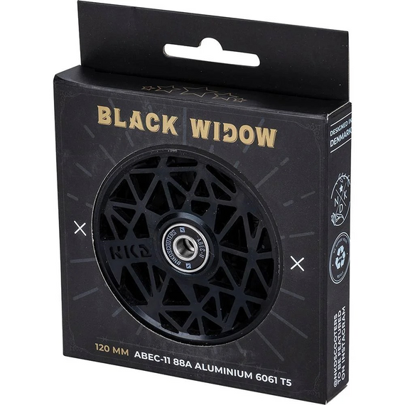 NKD Black Widow Black 120 mm roată scuter
