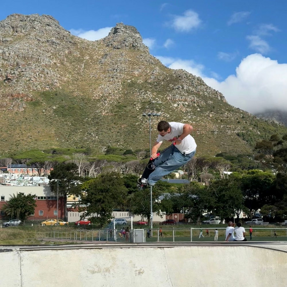 Griptape NKD Mono Pro Stunt Scooter Șmirghel Negru-Curcubeu 470 mm