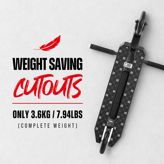 Trotinetă freestyle CORE CG1 Complete Stunt Scooter Negru înălțime 81 cm