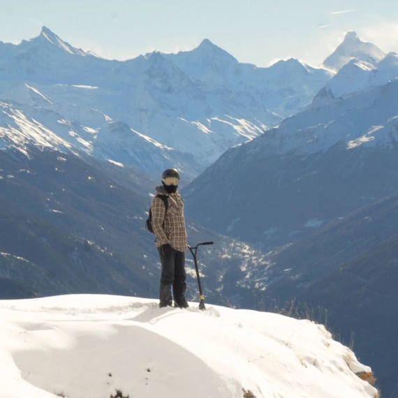 NKD Pro Snow Stunt Scooter Negru wys. 87,5 cm