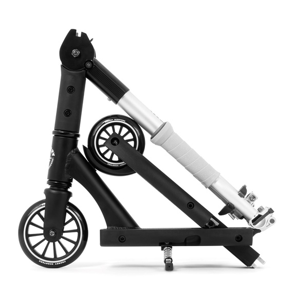 Frenzy Flex Recreational Urban Scooter negru și argintiu 120 mm