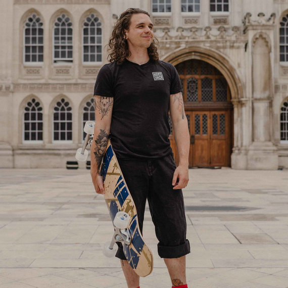 NKX Superior Dancing Longboard Gold 48.5"
