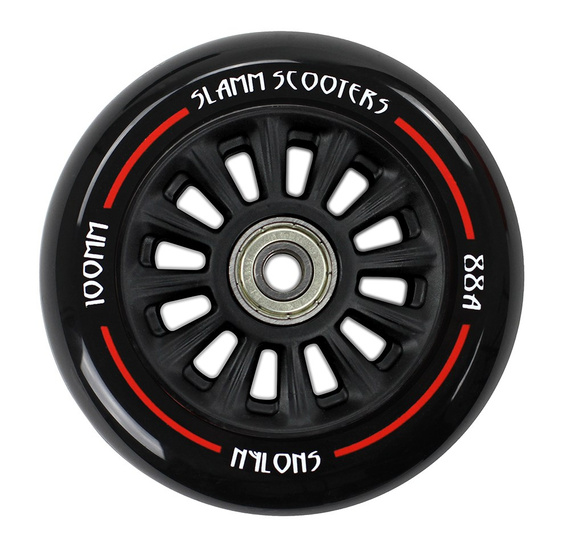 Slamm Nylon Core Roată negru 100 mm roată scuter (1 buc).)