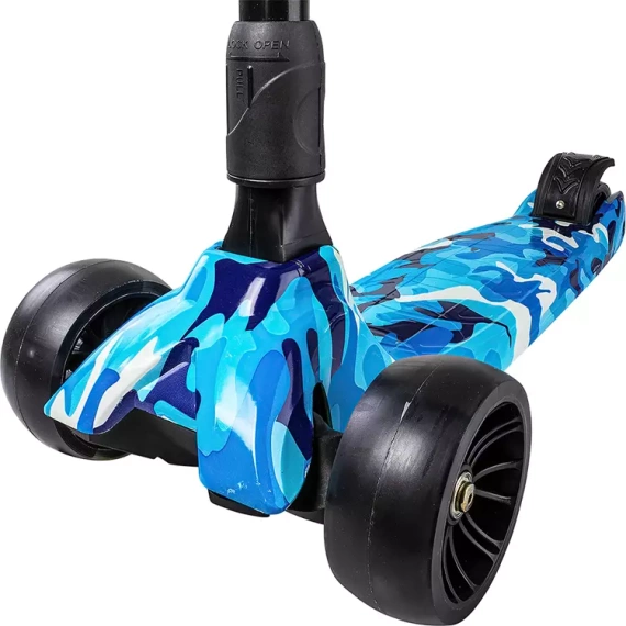 Story Lil Crazy Kids Transport Scooter Army Blue