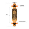 Longboard încărcat Symtail 39.5" Flex 1