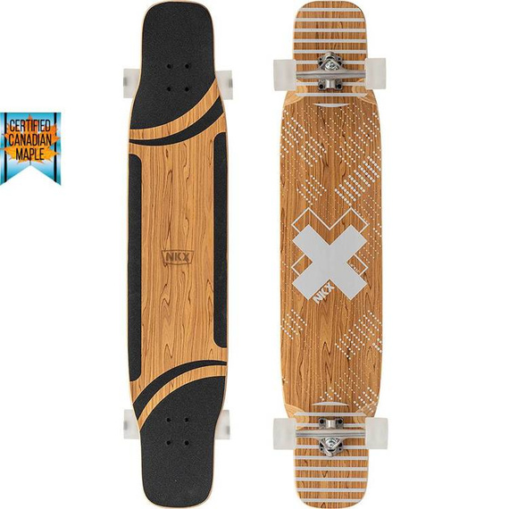 Longboard pentru dans NKX Vegas alb 116 cm