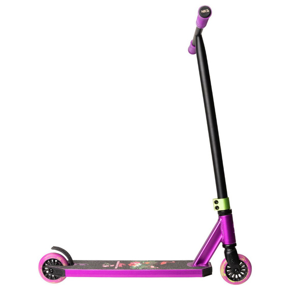 NKD Next Generation Scuter negru și violet din aluminiu de înaltă performanță Ușor pentru tinerii piloți. 79,4 cm