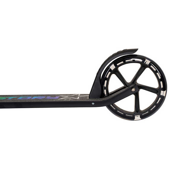 Scuter de transport cu roți mari Story Urban GO! LED negru