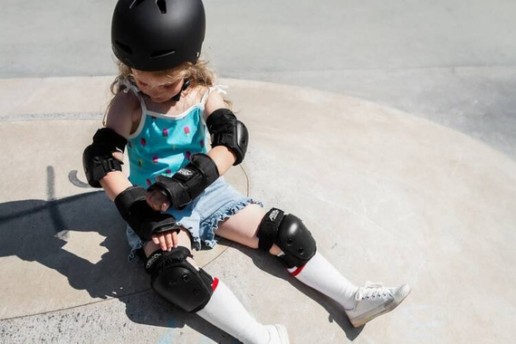 REKD Junior Heavy Duty Triple Pad Set L Negru