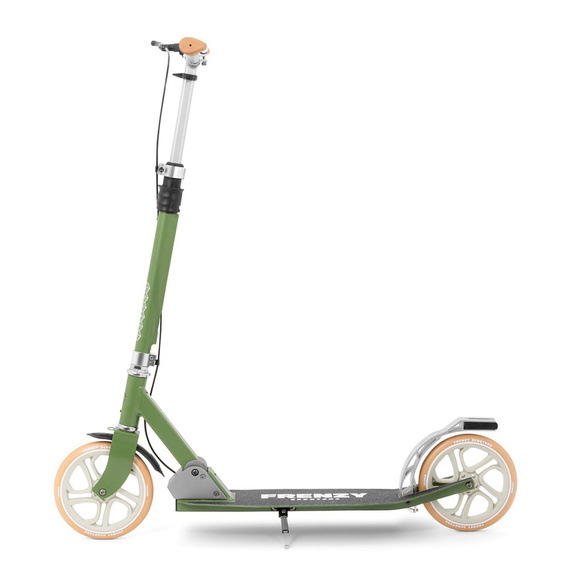 Frenzy 205mm frână dublă V4 Scooter urban recreațional verde
