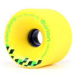Orangatang Durian Longboard roți galben 75mm 86A