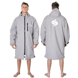 Poncho Poncho Jacket Story Change Robe Grey